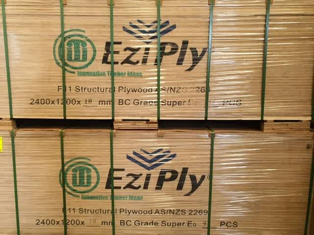 BC Grade 18mm Structural Plywood F11