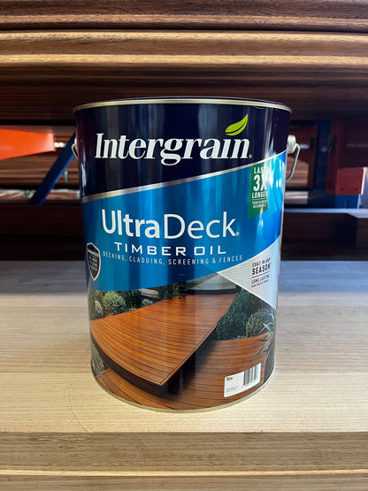 INTERGRAIN ULTRADECK TIMBER OIL (MERBAU) 10L