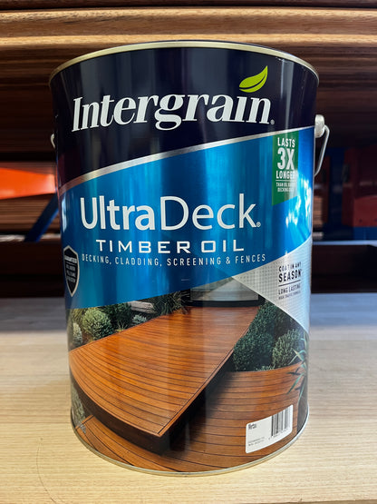 INTERGRAIN ULTRADECK TIMBER OIL (MERBAU) 10L