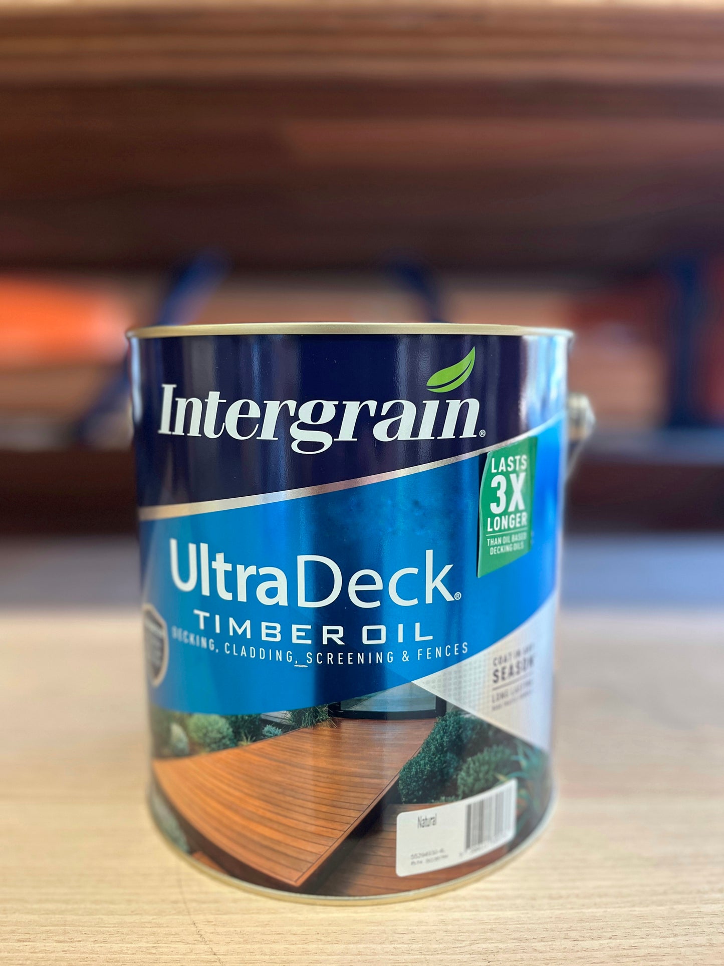 INTERGRAIN ULTRA DECK TIMBER OIL 4L (NATURAL)