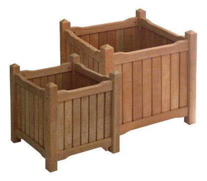 HARDWOOD PLANTER BOXES