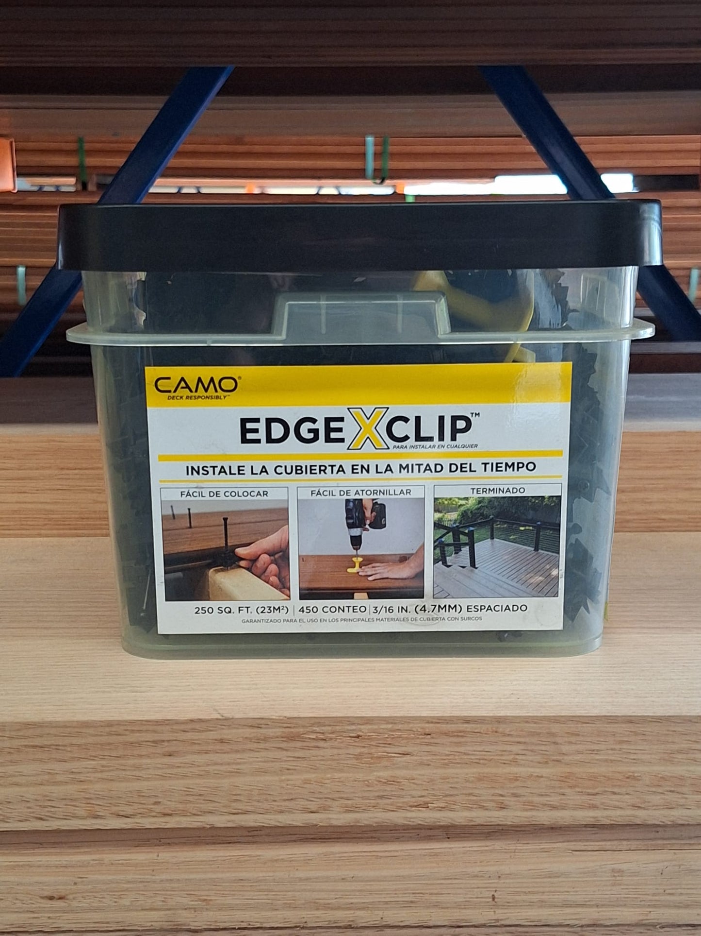 CAMO EDGE® CLIPS HIDDEN DECK FASTENERS 450 CT. Clip Pack