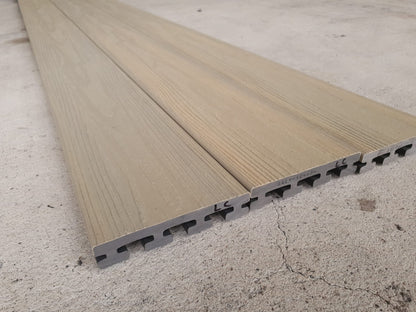 Eva Last I Series 138x25mm Composite Decking Light Cream (5.4m)